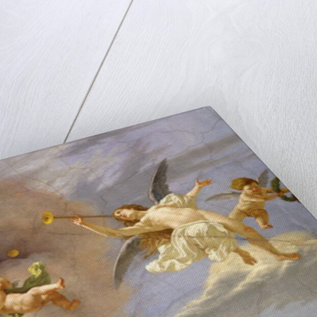 Detail of the ceiling by Cesare Mariani