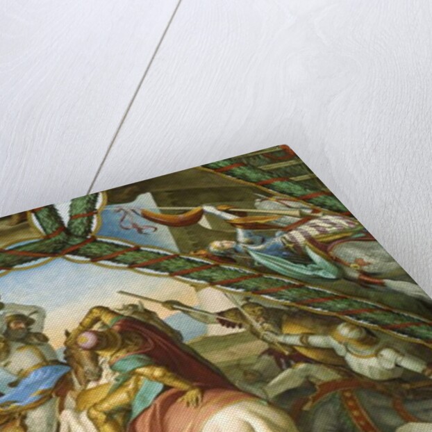 The Duel of the Six Knights by Julius Schnorr von Carolsfeld