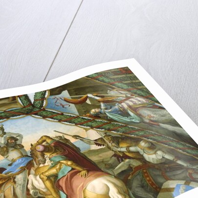 The Duel of the Six Knights by Julius Schnorr von Carolsfeld