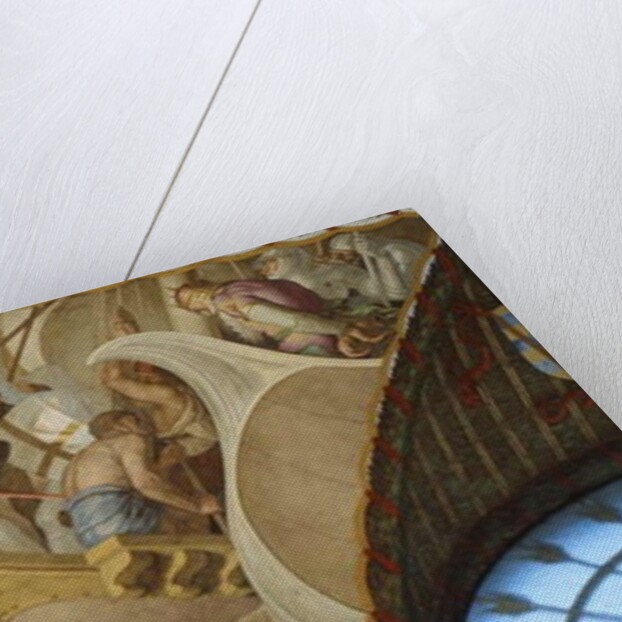 Naval battle by Julius Schnorr von Carolsfeld