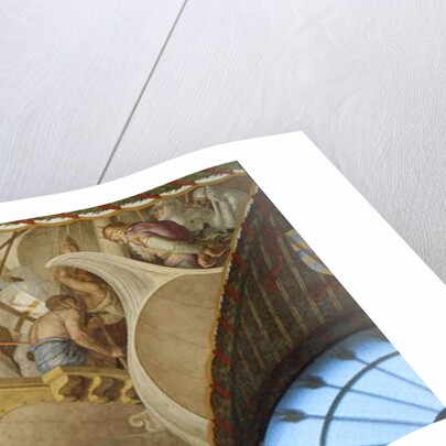 Naval battle by Julius Schnorr von Carolsfeld