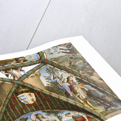 The Sorceresses Melissa, Atlante, Alcina and the figures of Marfisia and Bandimarte by Julius Schnorr von Carolsfeld