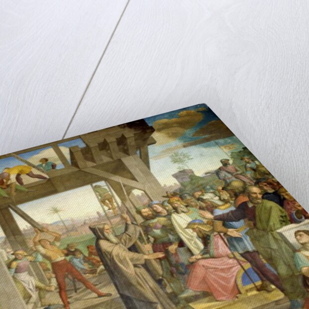 Preparations for the assault on Jerusalem by Friedrich Overbeck