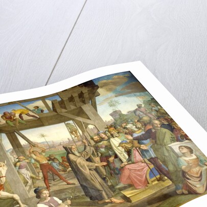 Preparations for the assault on Jerusalem by Friedrich Overbeck