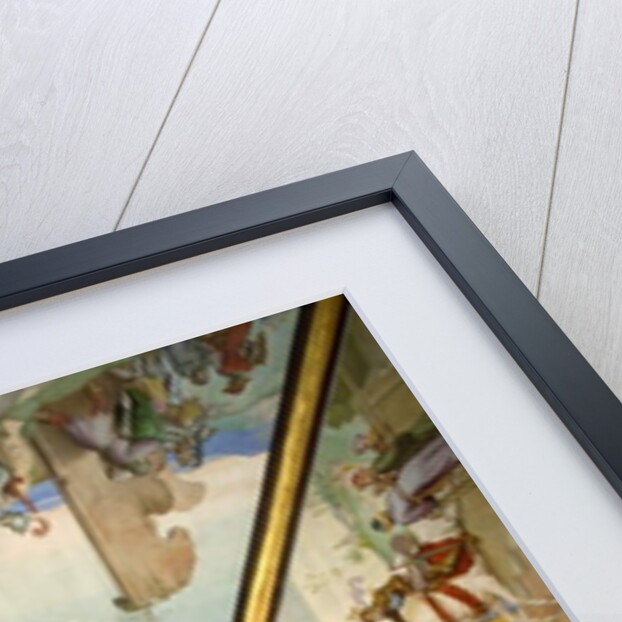 Ceiling illustrating the epic poem Jerusalem Delivered by Torquato Tasso by Friedrich Overbeck