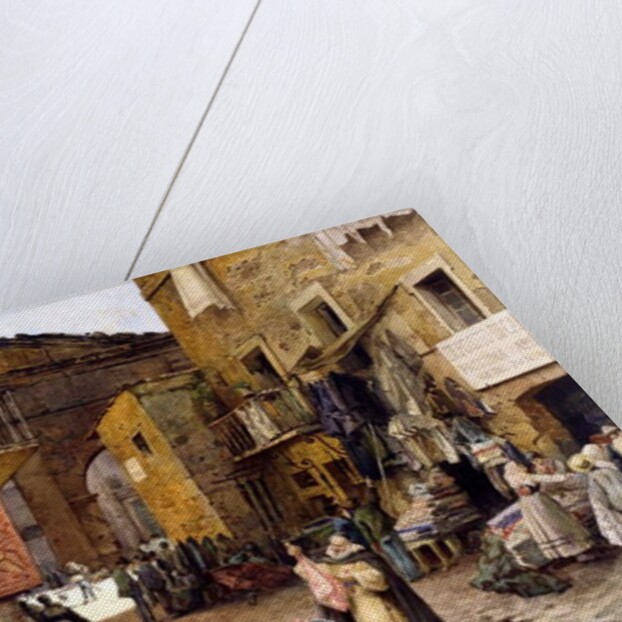 Road by the Porticus Octaviae, 1888 by Ettore Roesler Franz