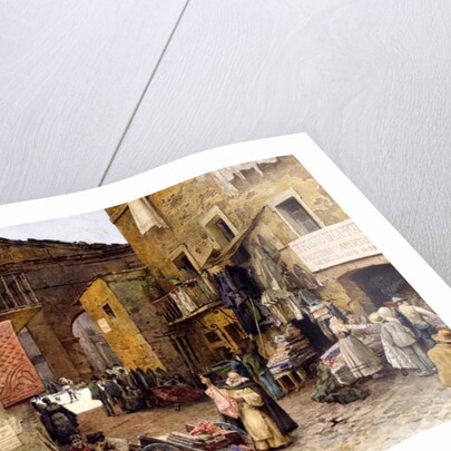 Road by the Porticus Octaviae, 1888 by Ettore Roesler Franz