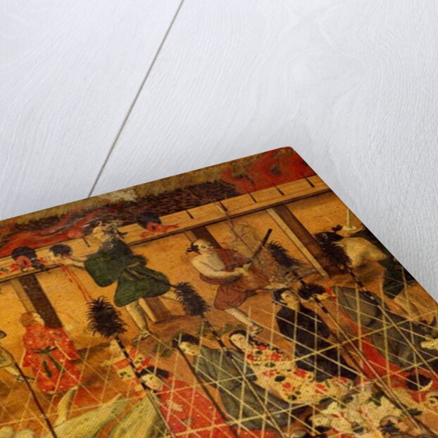 Detail from The Martyrdom of the Jesuits in Japan in 1622 by Japanese School