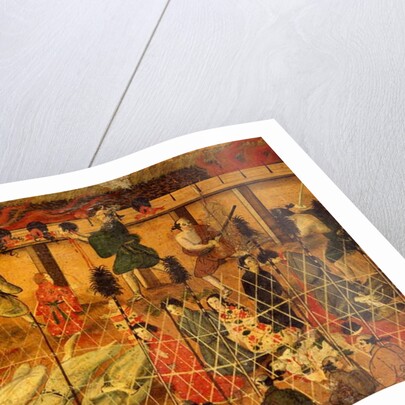 Detail from The Martyrdom of the Jesuits in Japan in 1622 by Japanese School