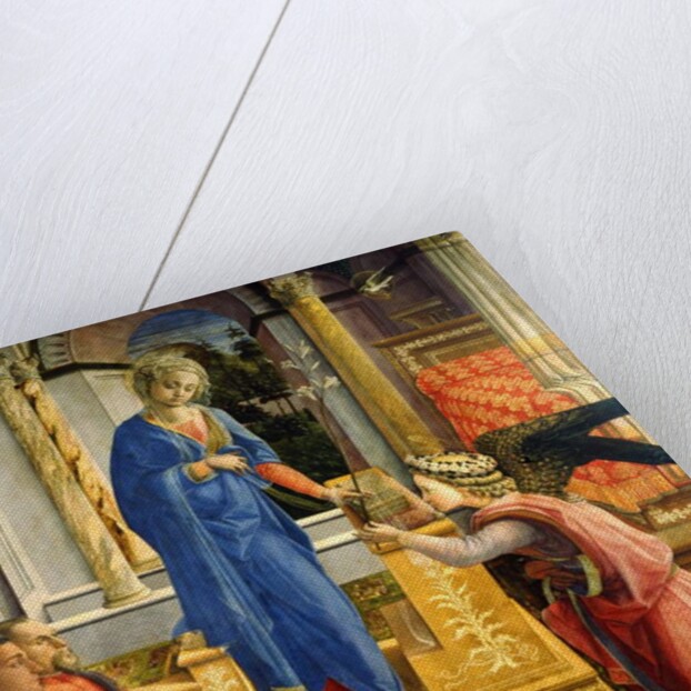 The Annunciation, Carafa Chapel, Santa Maria sopra Minerva, Rome, 1488-93 by Filippino Lippi
