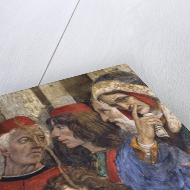 Detail from the Dispute of St Thomas, Carafa Chapel, Santa Maria sopra Minerva, Rome, 1488-93 by Filippino Lippi