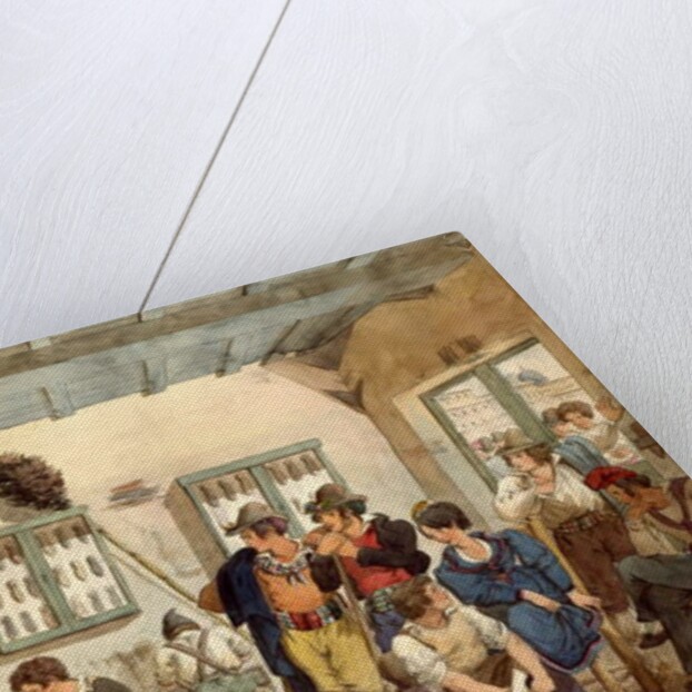 Cobbler's Shop by Bartolomeo Pinelli