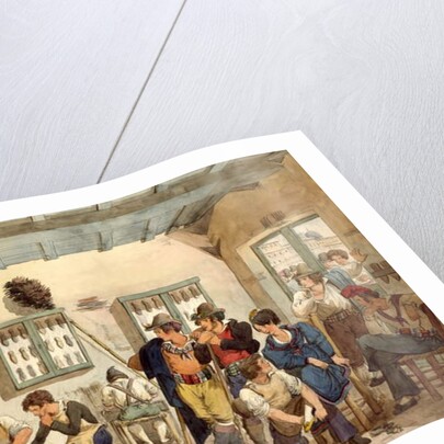 Cobbler's Shop by Bartolomeo Pinelli