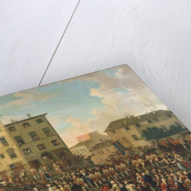 Festival in the garden of the Palazzo Rospigliosi by Giovanni Reder