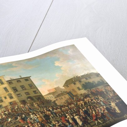 Festival in the garden of the Palazzo Rospigliosi by Giovanni Reder