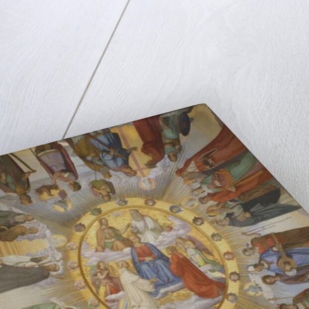 The Empyreum, Dante Room, Casino Massimo, Rome, 1818-24 by Philipp Veit