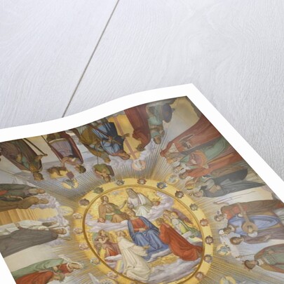 The Empyreum, Dante Room, Casino Massimo, Rome, 1818-24 by Philipp Veit