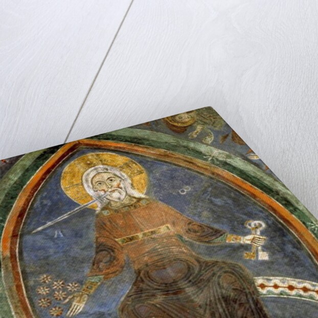 Christ of the Apocalypse, Crypt of Anagni Cathedral, 1237 by Romanus Friar