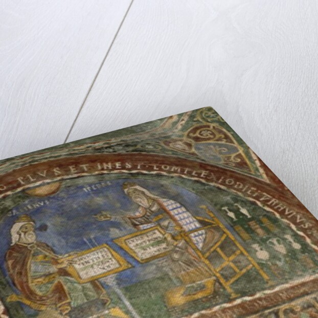 Hippocrates and Galen, Crypt of Anagni Cathedral by Italian School