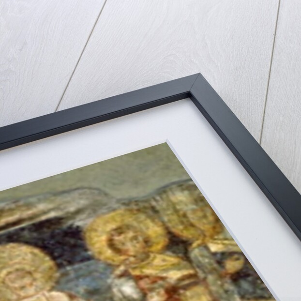 Virgin Mary and Pope Adrian I by School Italian