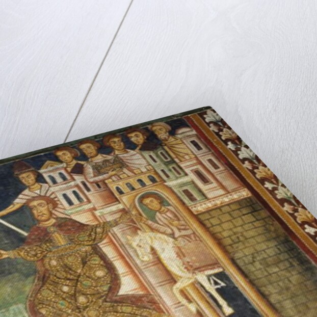 Constantine receiving gifts by Italian School