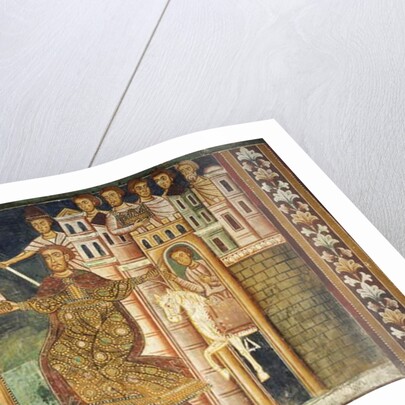 Constantine receiving gifts by Italian School