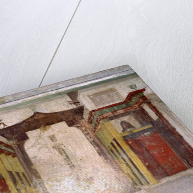 South wall of the Room of the Masks, House of Augustus, Palatine Hill, Rome by Roman Roman