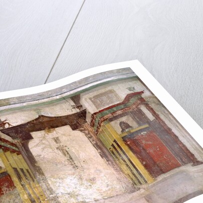 South wall of the Room of the Masks, House of Augustus, Palatine Hill, Rome by Roman Roman