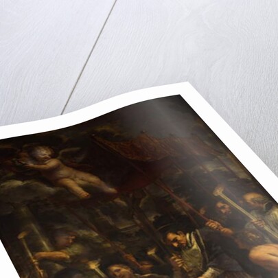 Saint Charles carrying the Holy Nail in Procession during the Plague by Pietro da Cortona