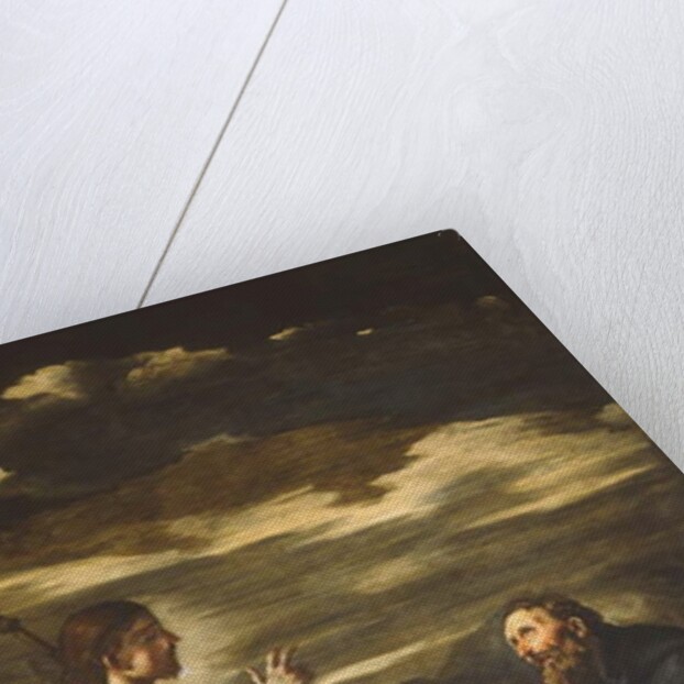 St. Augustine washing the feet if the Redeemed by Giovanni Lanfranco