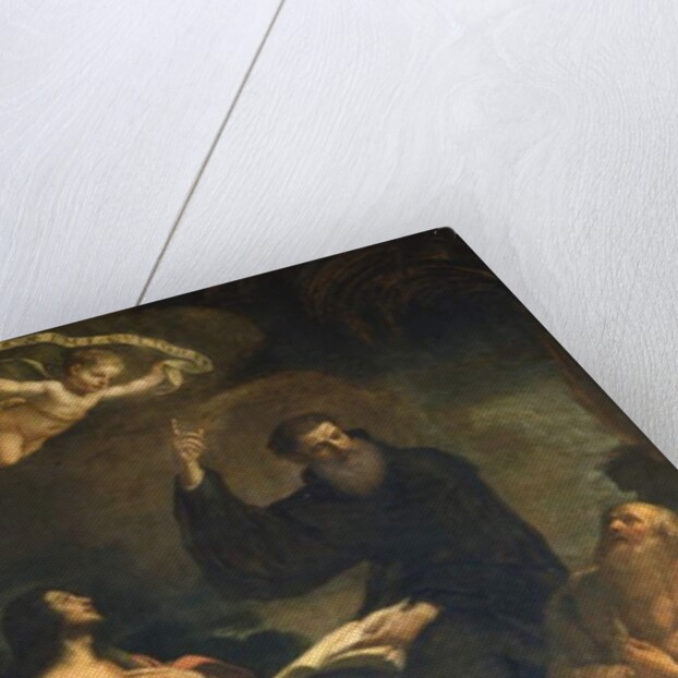 St. Augustine, St. John and St. Jerome by Guercino