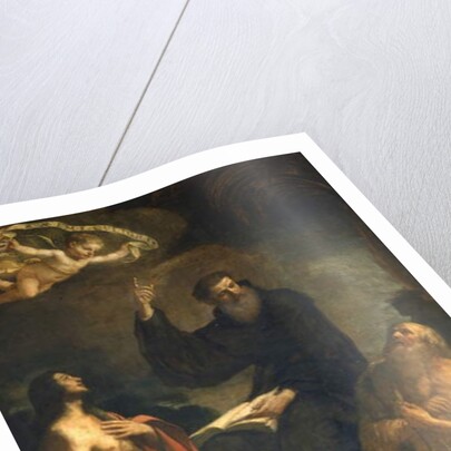 St. Augustine, St. John and St. Jerome by Guercino
