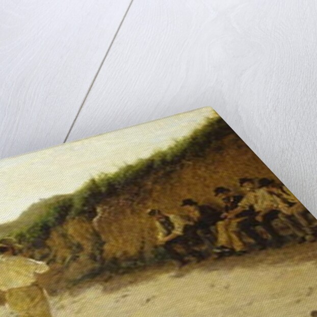 The game of bowls by Angelo Morbelli