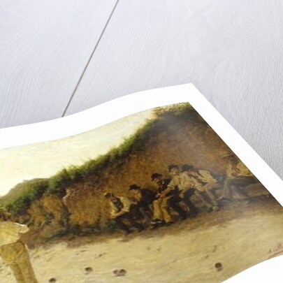 The game of bowls by Angelo Morbelli