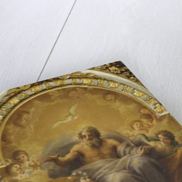 The Eternal Father Welcomes the Virgin by Francesco Mancini