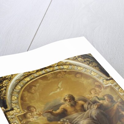 The Eternal Father Welcomes the Virgin by Francesco Mancini