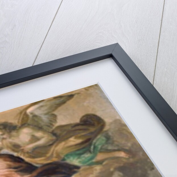 Daniel in the Lions' Den is fed by Habbukuk by Francesco Allegrini