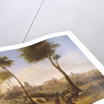 Passeggiata al Pincio by Italian School