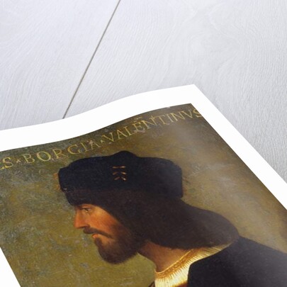 Portrait of Cesare Borgia by Italian School