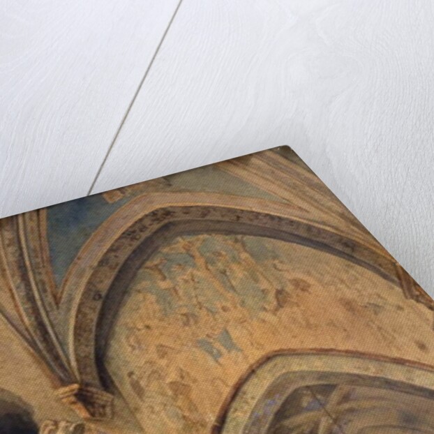 Interior of the Sacro Speco, Subiaco, Italy by Italian School