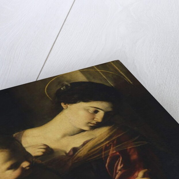 Detail from Madonna of Loreto, c.1606 by Michelangelo Merisi da Caravaggio