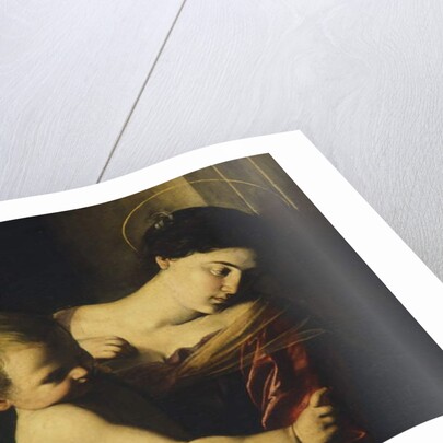 Detail from Madonna of Loreto, c.1606 by Michelangelo Merisi da Caravaggio