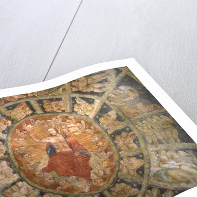 Ceiling of the Sanctuary of Philippa Mareri, Borgo San Pietro, Italy by School Italian