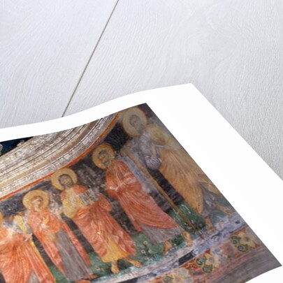 Jesus and Mary among the Twelve Apostles by Italian School