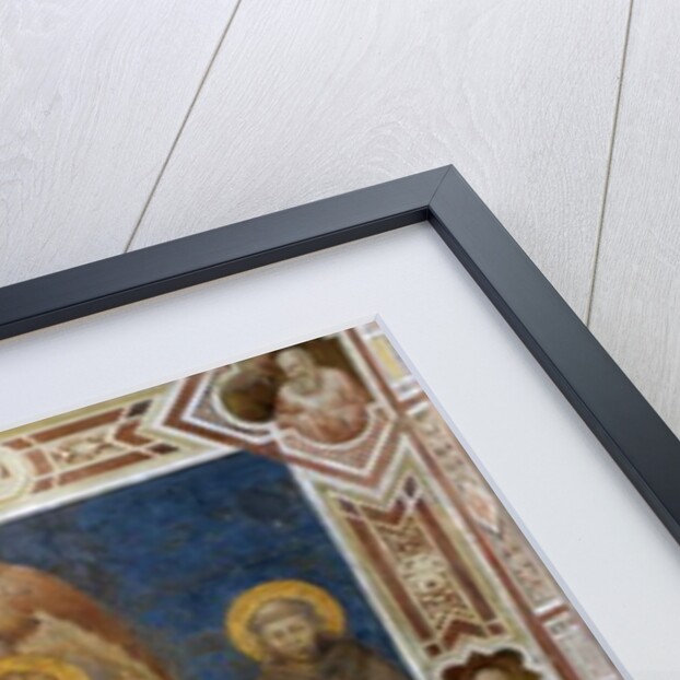 Madonna and Child Enthroned with Angels and St Francis of Assisi by Giovanni Cimabue