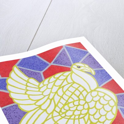 Turkey on Stained Glass by Pat Scott