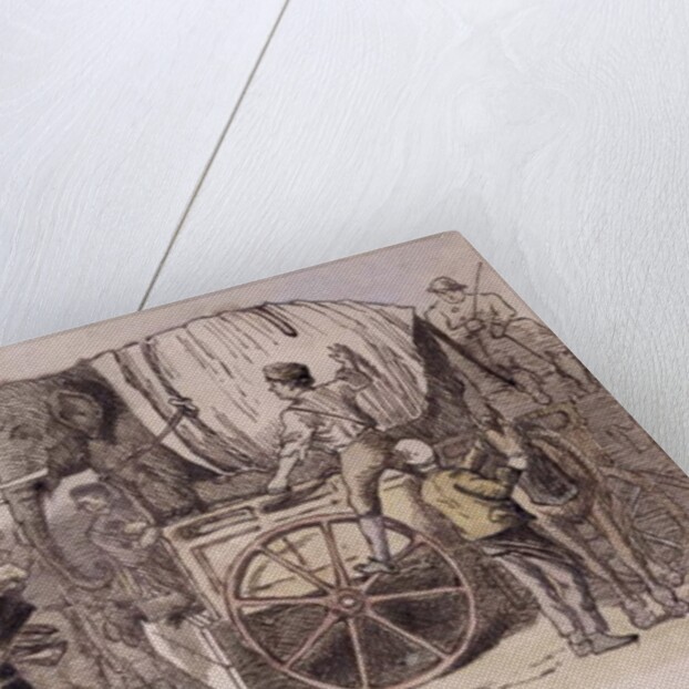 An old gentleman anxious that his wife should possess some trifle from the Great Exhibition of 1851, purchases the stuffed elephant and the model of the dodo by John Leech