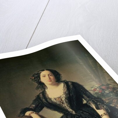 Portrait of Maria Dolores Aldama, Marquesa de Montelo, 1855 by Federico de Madrazo y Kuntz