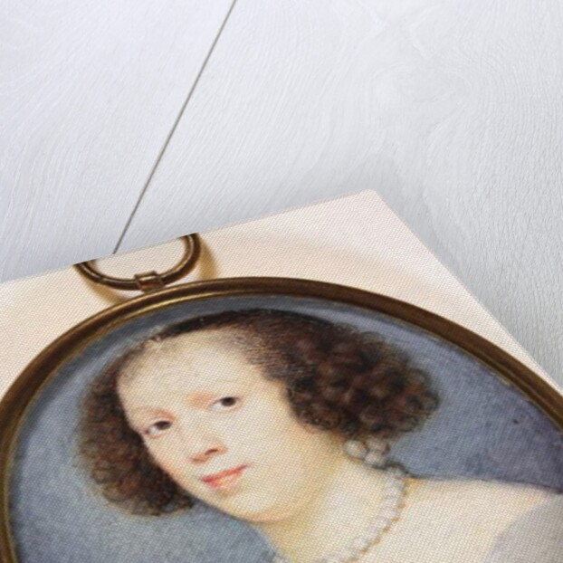 Unfinished portrait of a lady by David Des Granges