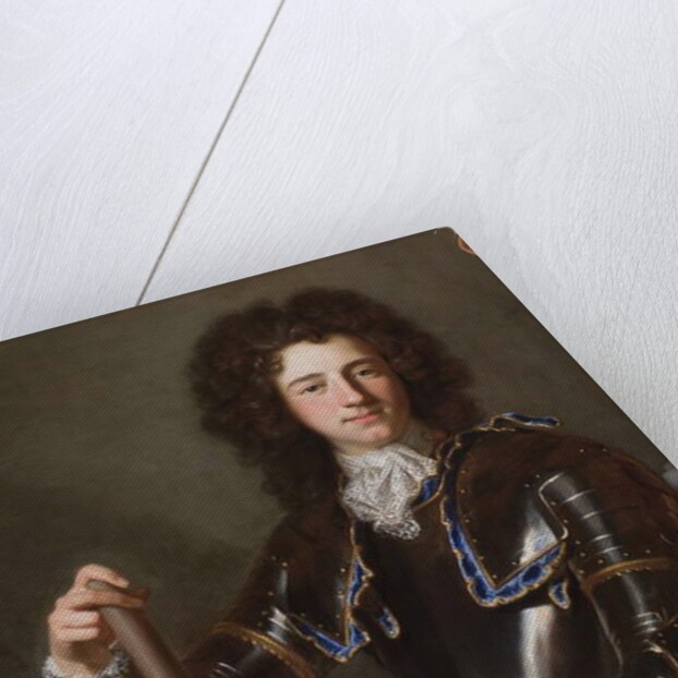 Detail of portrait of Henry Bentinck, later 1st Duke of Portland, 1699 by Hyacinthe Francois Rigaud
